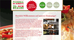 Desktop Screenshot of pizzeria-da-roberto-harxheim.de